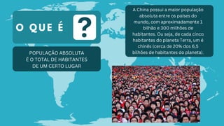 A população Brasileira e diferença de populoso e povoado | PDF