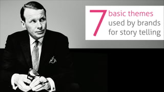 7

basic themes
used by brands
for story telling

 