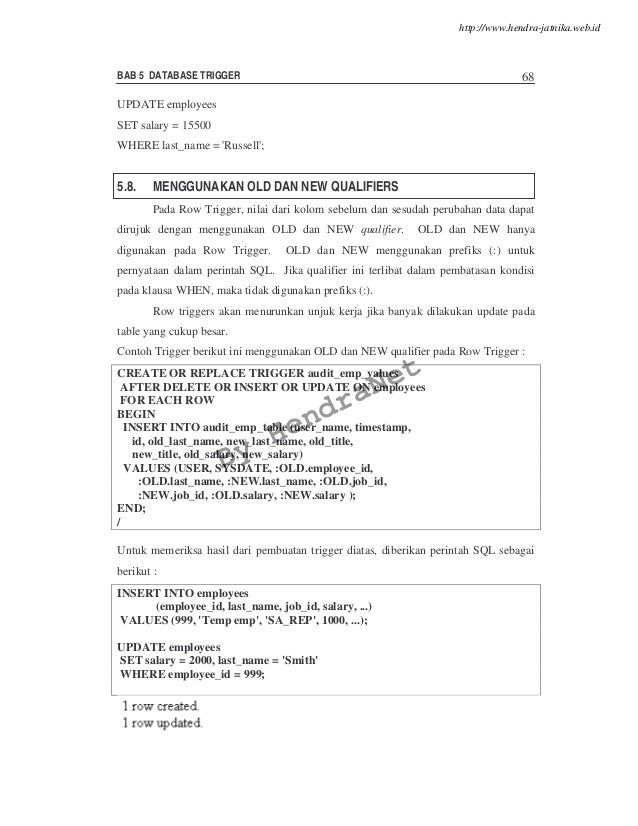Basis data lanjut modul