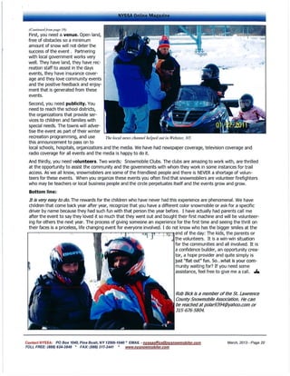 Snowmobile Rides article