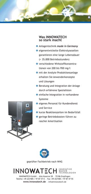 MZE Technologie - Innovative Wassertechnologien