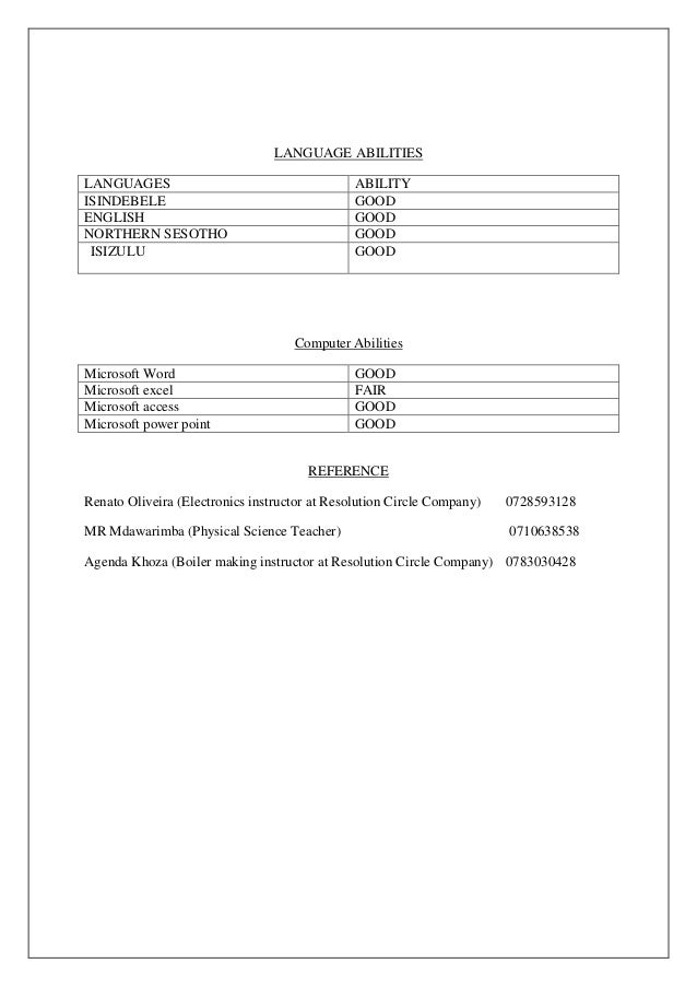 Cv Lt Masemola