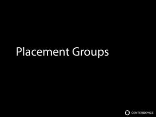 Placement Groups
 