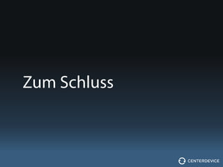 Folien bei Slideshare
http://www.slideshare.net/dschneller
 