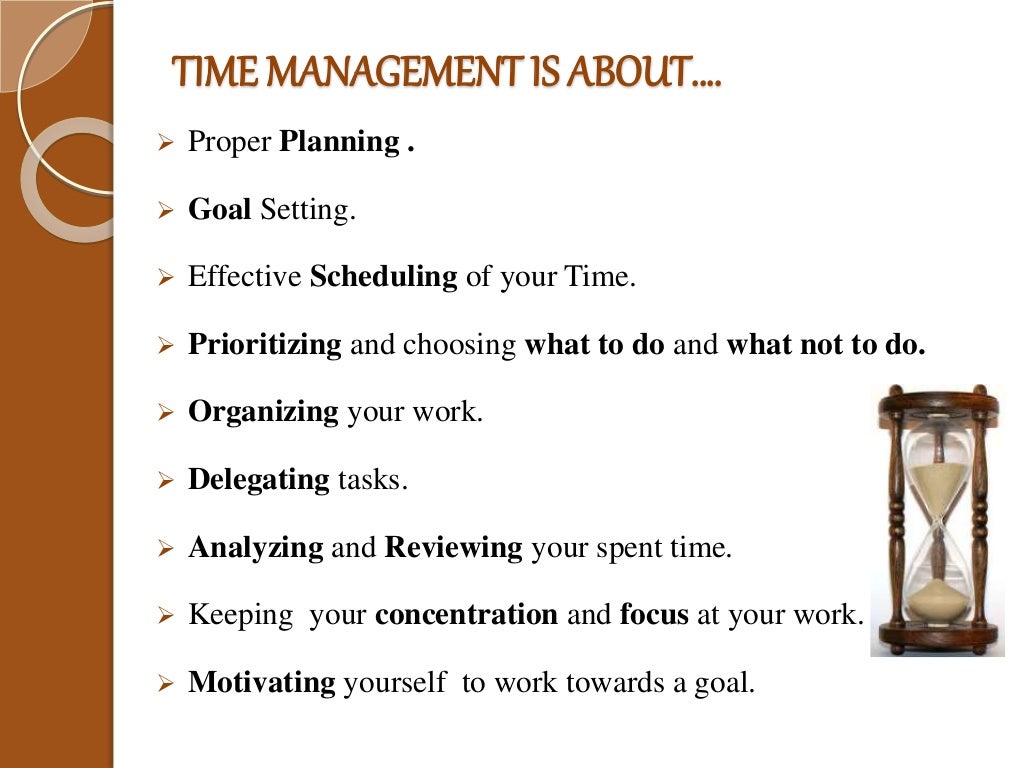 TIME MANAGEMENT PPT(1)