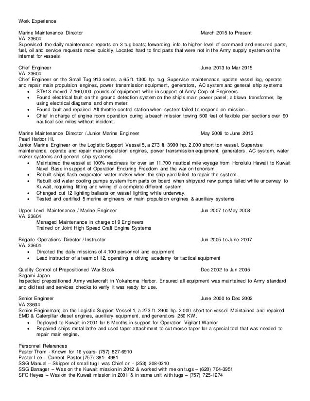 ship engineer resume 21 marine engineer resumes
