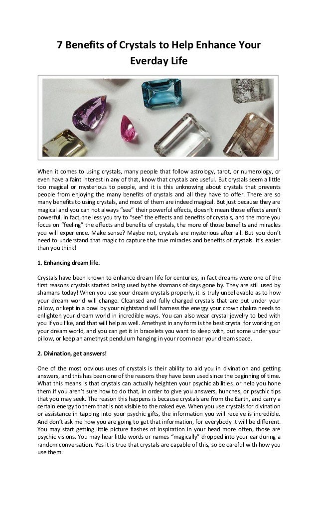 7 Benefits of Crystals to Help Enhance Your Everday Life