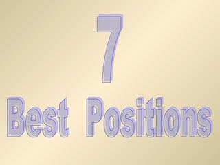 7 best positions