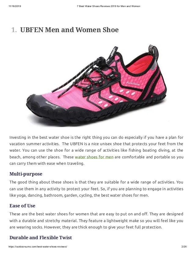 best water shoes for men 2019