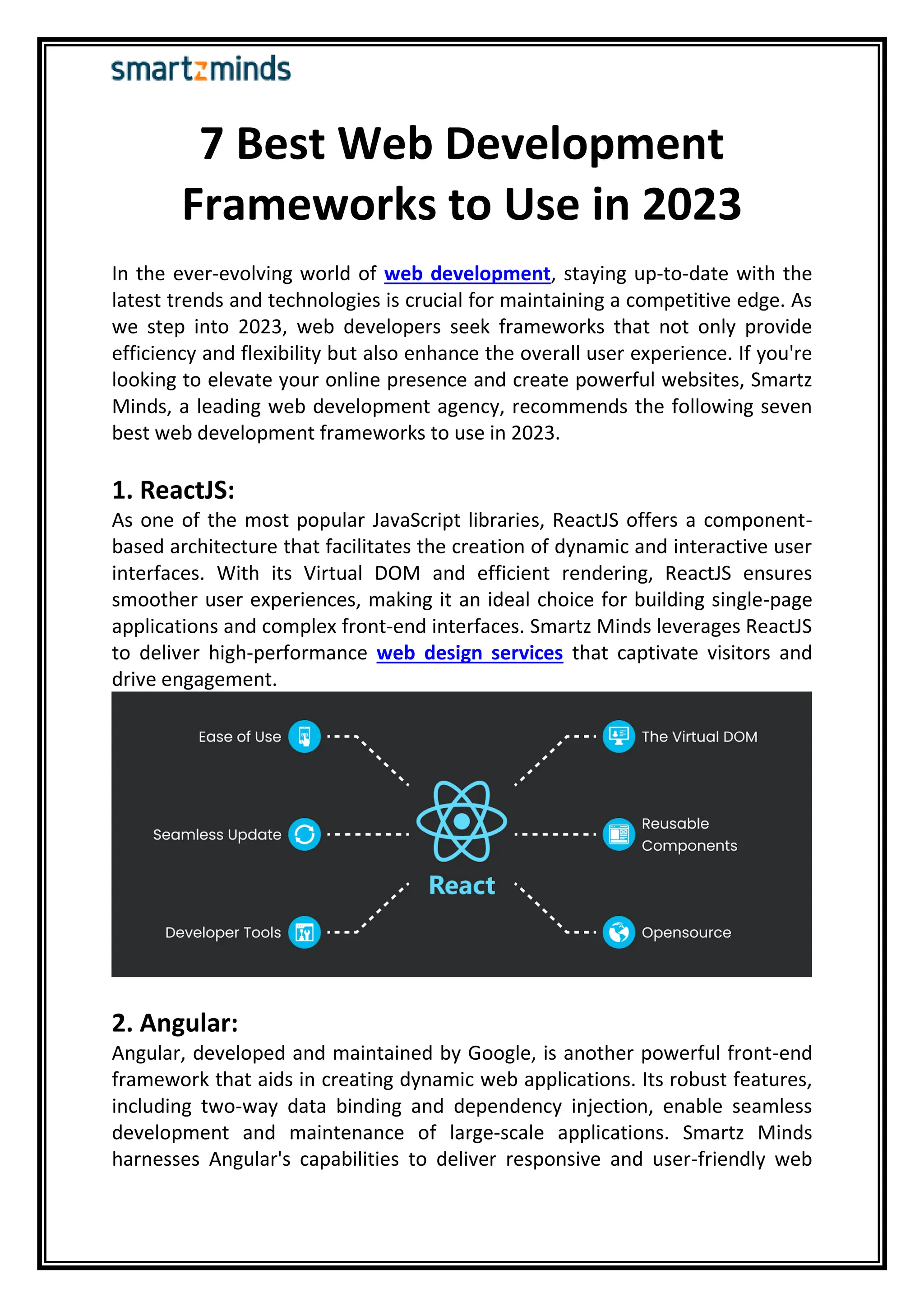 7 Best Web Development Frameworks to Use in 2023.pdf