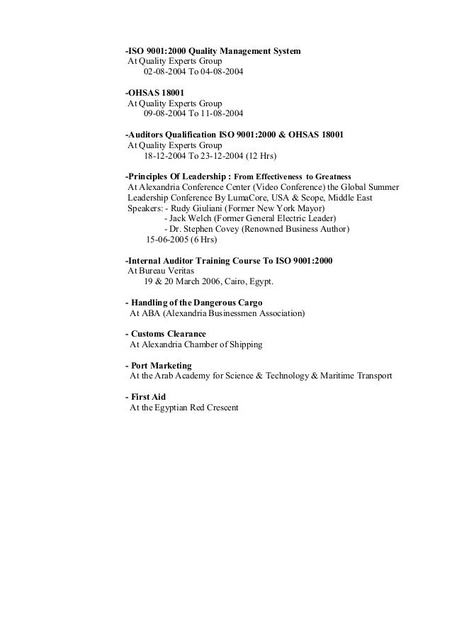 freight forwarder resumes