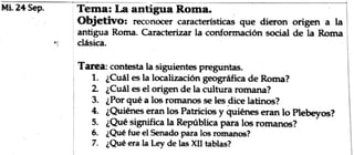 7b instrucciones Roma antigua. 