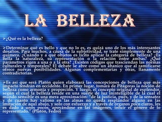 LA  BELLEZA ,[object Object]