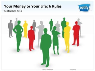 Your Money or Your Life: 6 Rules September 2011 