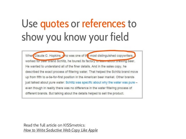 how to write a business quote
