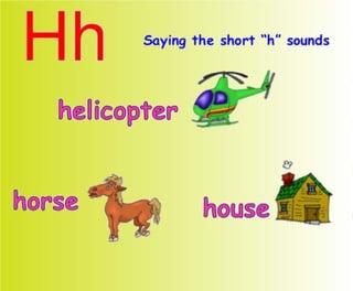 Flashcards and posters H h