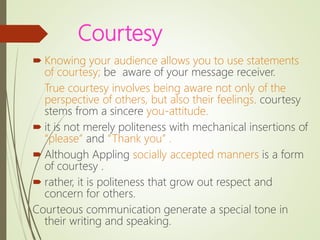 Communication Skils 7c | PPTX