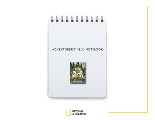 ADVENTURER’S FIELD NOTEBOOK
 