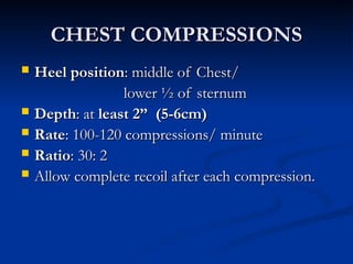 Sternal Compression 7c. Anaesthesia-Basic Life Support(CPR).ppt