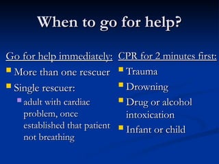 When To Call For Help 7c. Anaesthesia-Basic Life Support(CPR).ppt