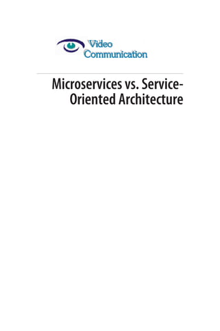 Mark Richards
Microservices vs. Service-
Oriented Architecture
 