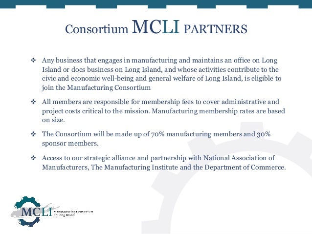 Manufacturing Consortium Of Long Island Manufacturing Consortium Of Long Island