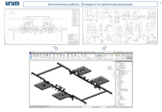 9
Выполненные работы. 3D модель по проектным решениям
 
