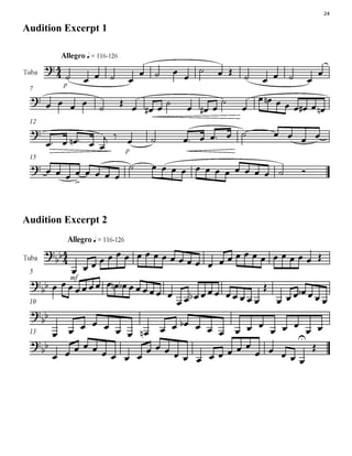 24
Audition Excerpt 2
Audition Excerpt 1
 