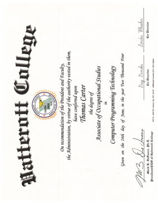 Associate Vatterott Diploma