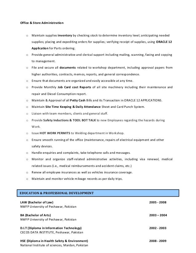 health administrative assistant resume