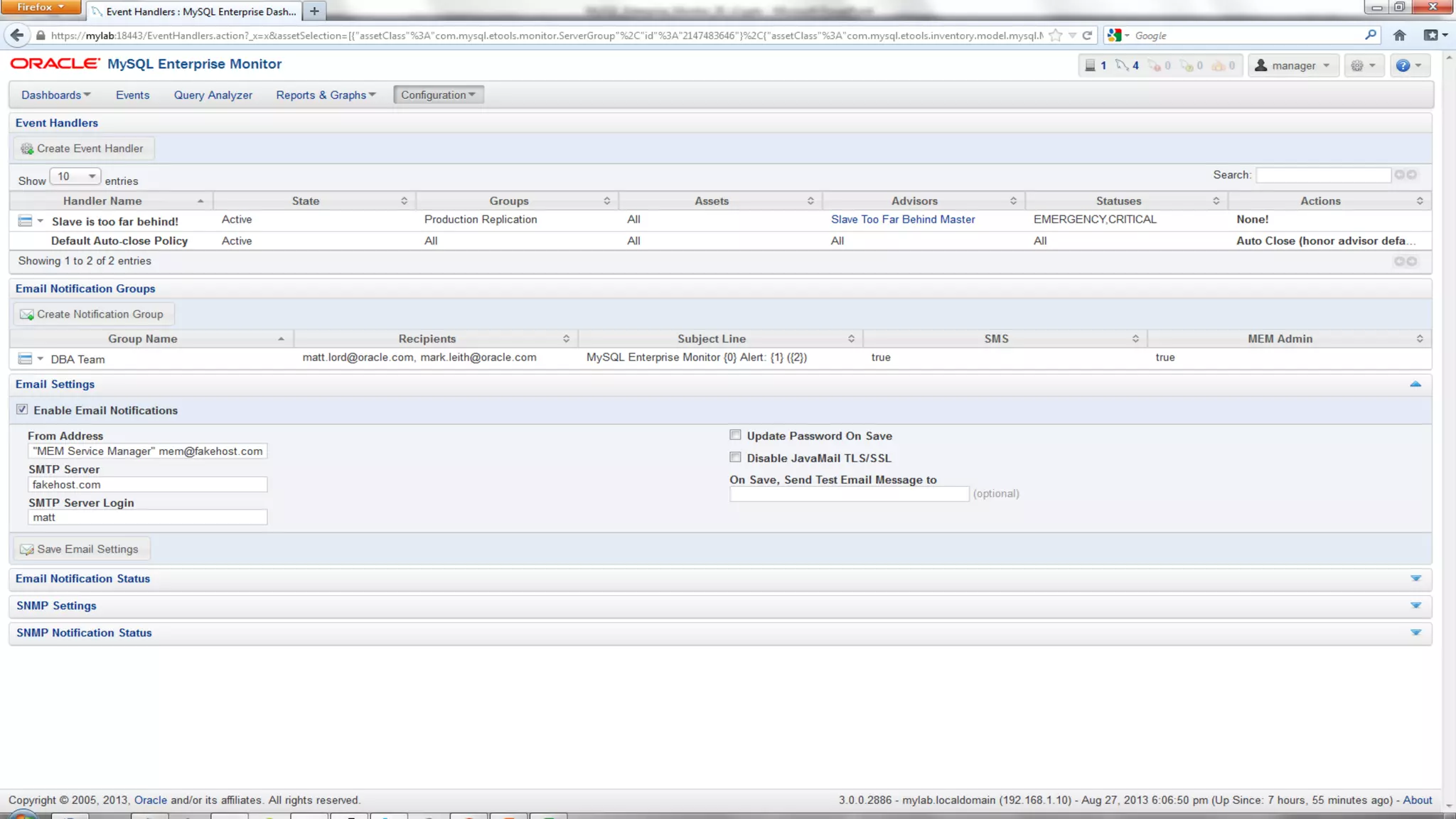 Copyright © 2013, Oracle and/or its affiliates. All rights reserved. |27
 