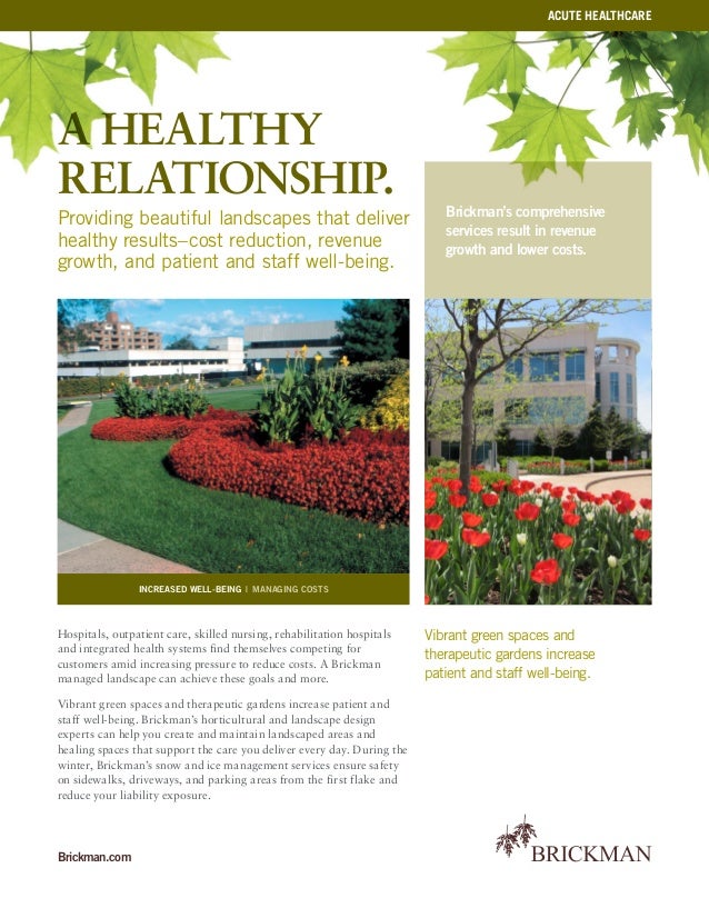 acute healthcare flyer