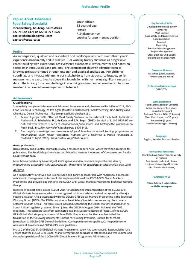 Research proposal safety management