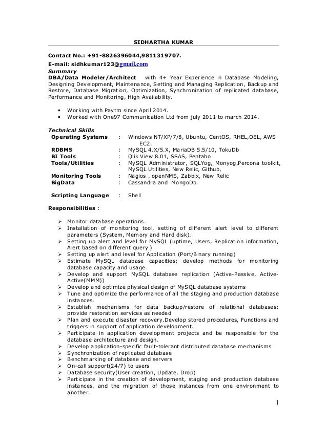 siddhartha resume