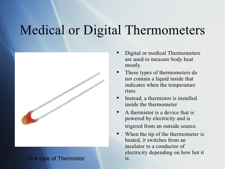 types of thermometer physics