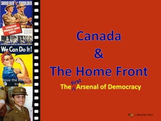 The∧Arsenal of Democracy 
J. Marshall, 2011 
“Rosie the Riveter” 
Bristol Pomeroy 
 