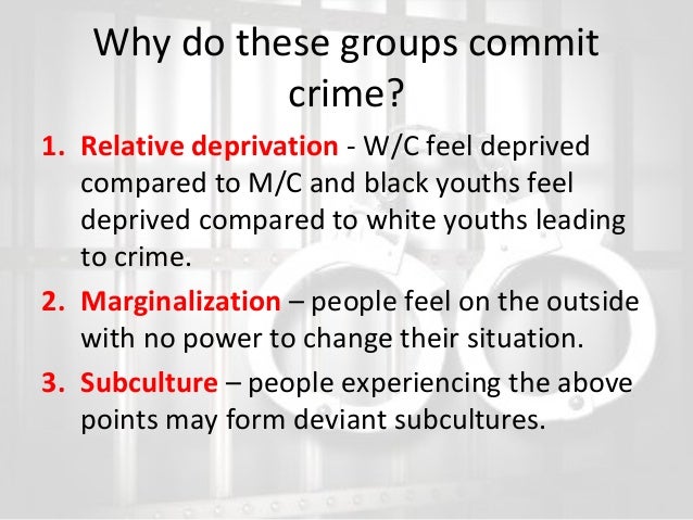 Why do people commit crime