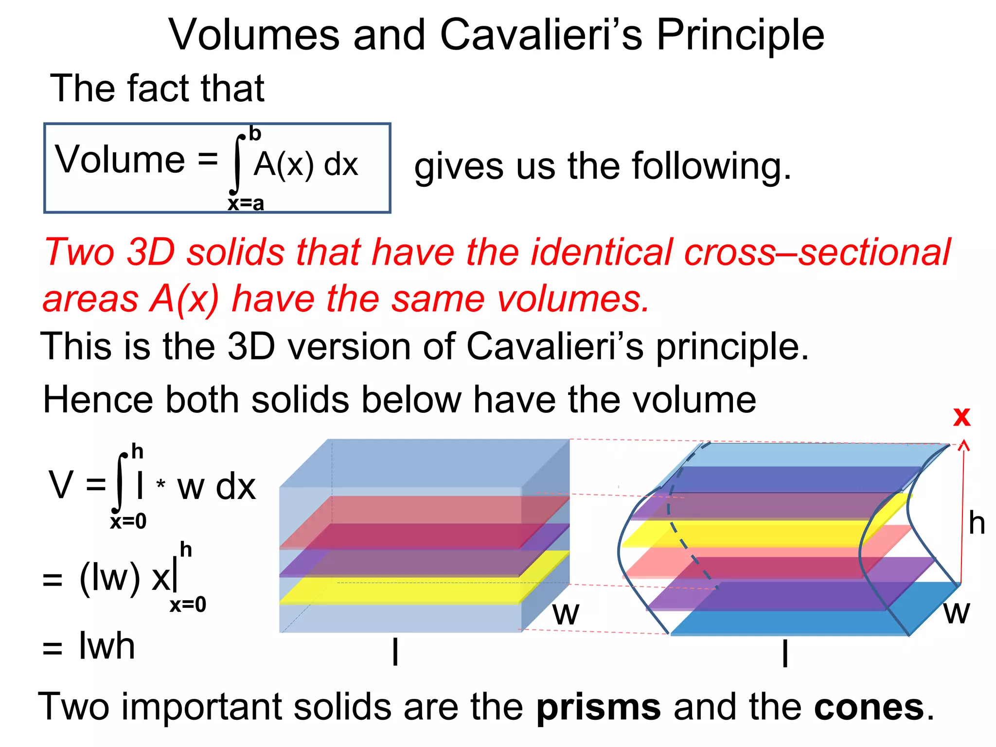 7 cavalieri principle-x | PPT