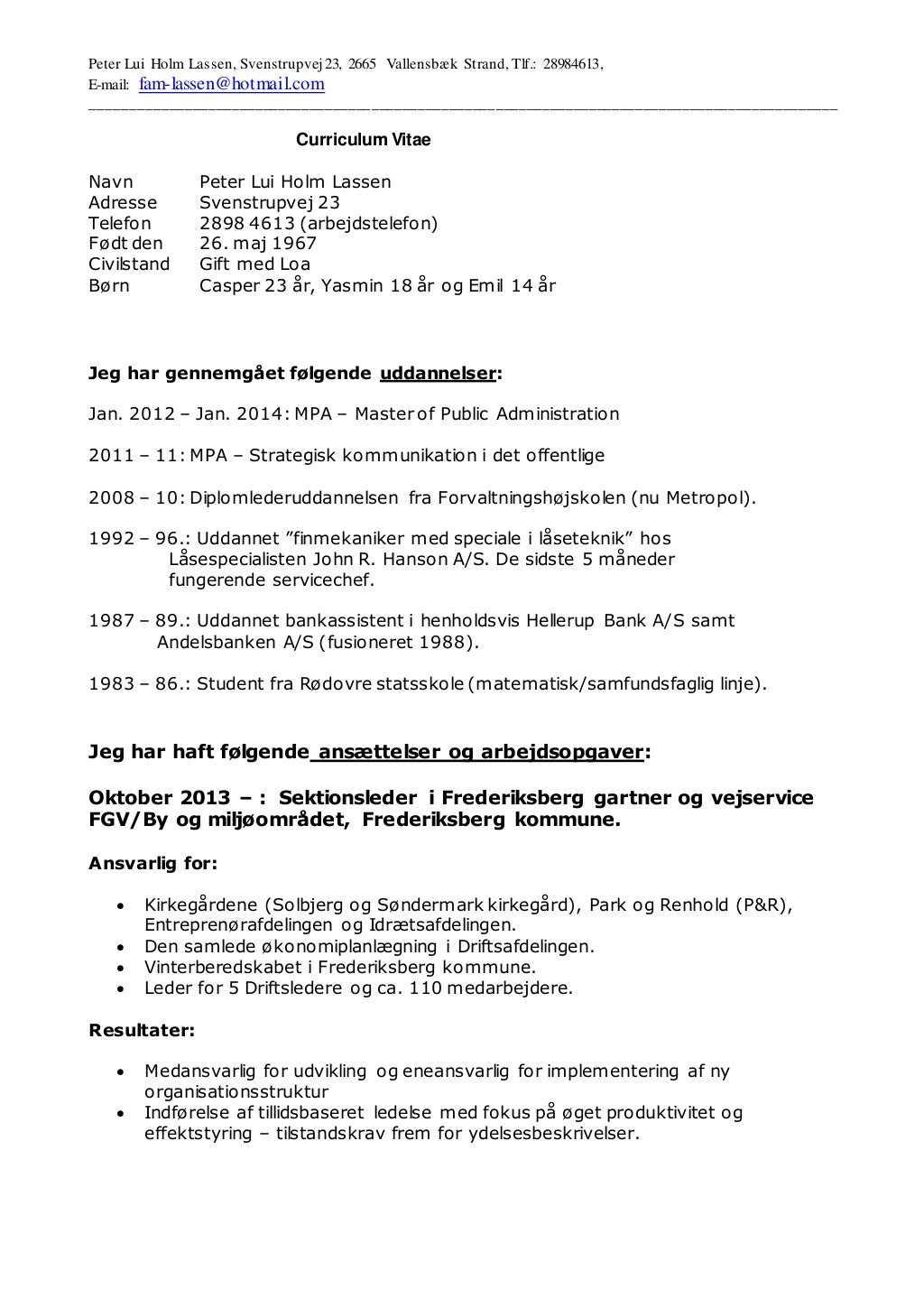 linked in cv maker