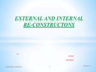 BY ,
JIJO SAJI
SRO 0455534
EXTERNAL AND INTERNAL
RE-CONSTRUCTONS
30-jun-15
jijosaji epz creationzzz 1
 