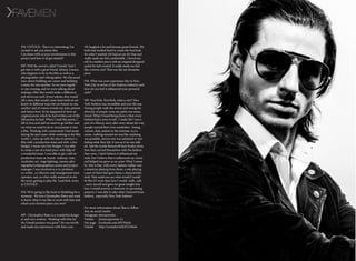Magazine Write Up Marco Perretta Fave Men Magazine write up | PDF