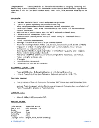 Karthik Resume NPD | DOC
