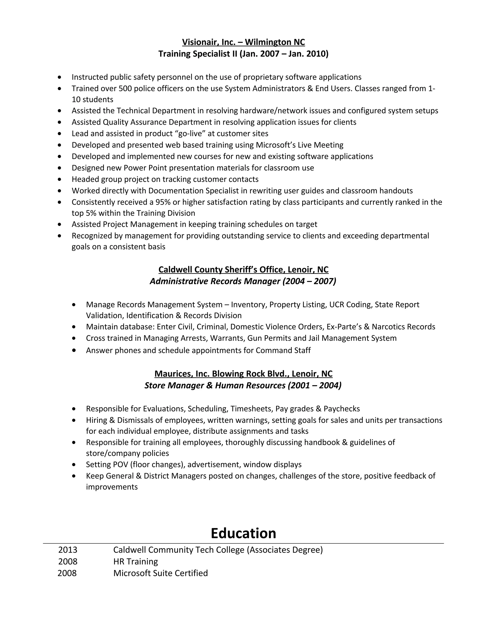 Cecilia F Peterkin Resume DOC cecilia-f-peterkin-resume-doc