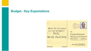 Budget - Key Expectations
 