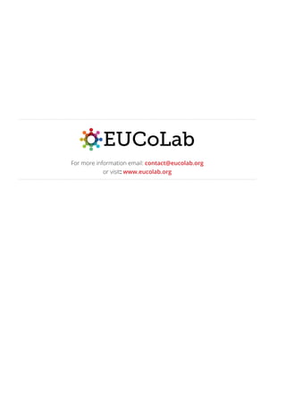 For more information email: contact@eucolab.org
or visit: www.eucolab.org
 