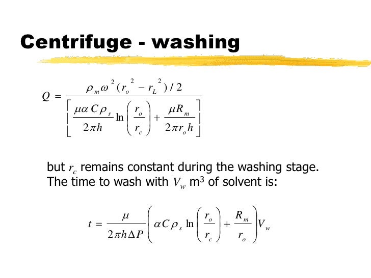 Particle Technology Centrifugal Separation