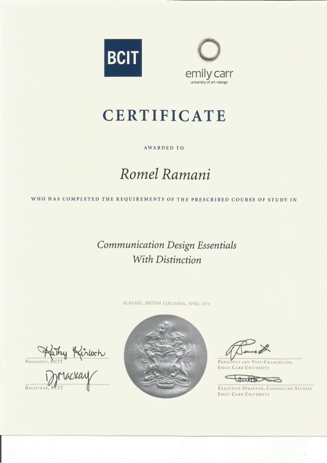 24 New Bcit communication design essentials for New Design