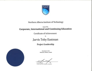 NAIT _ Project Leadership Certification