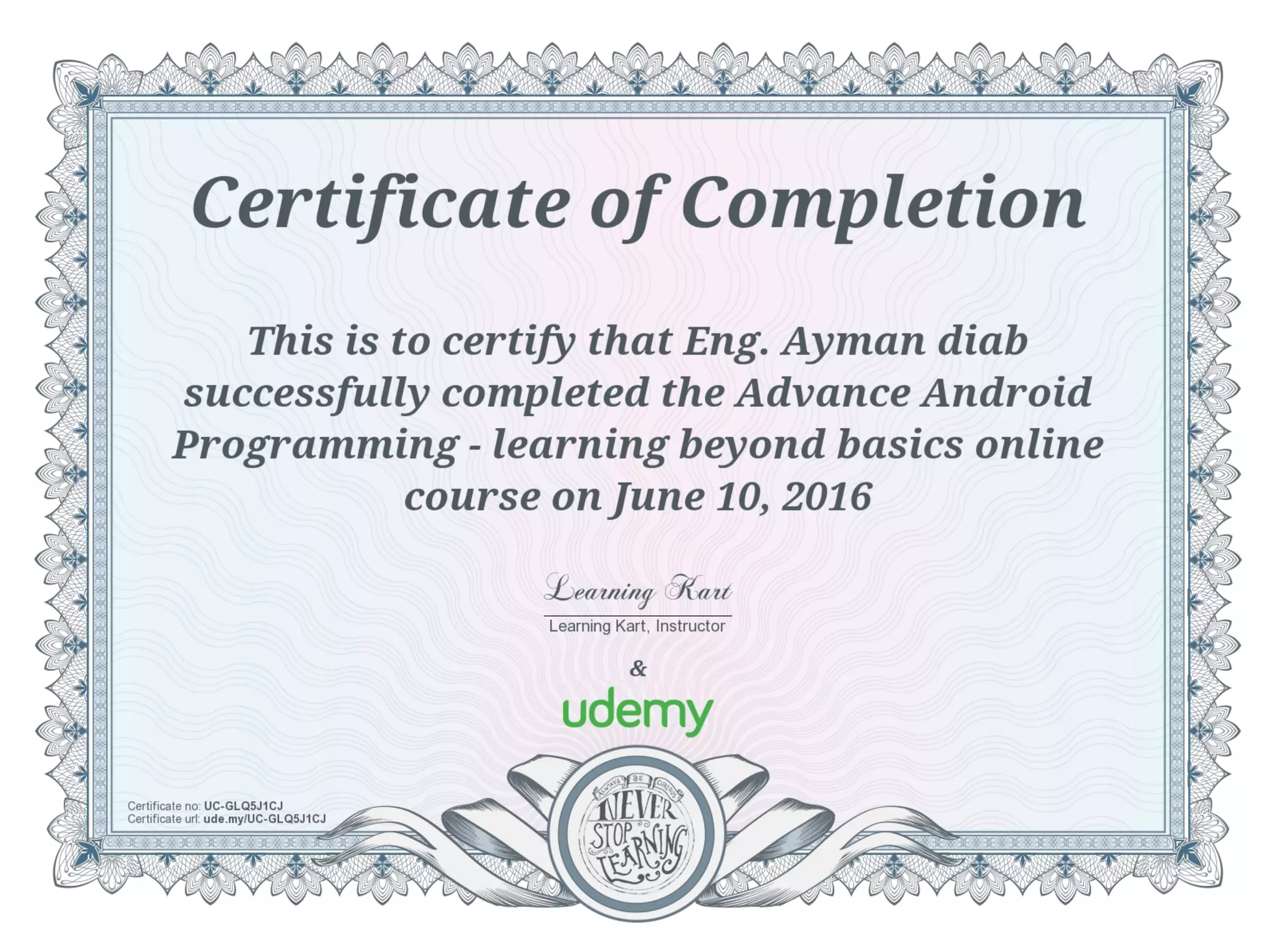 Advance Android Programming - learning beyond basics