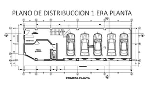 PLANO DE DISTRIBUCCION 1 ERA PLANTA
 